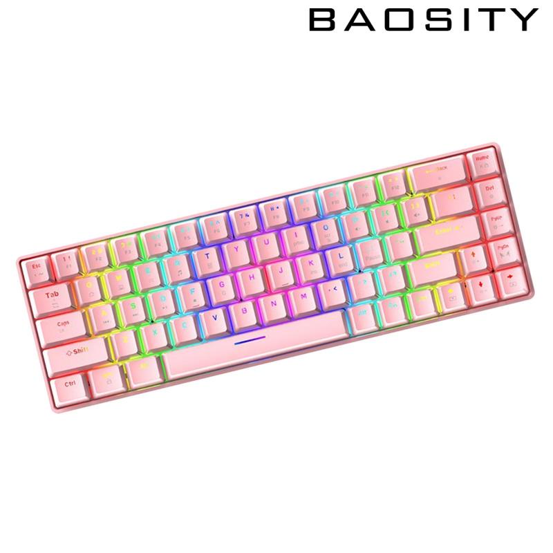 68 Key Game Keyboard 60% Layout Waterproof Portable for Gamer Typist #8