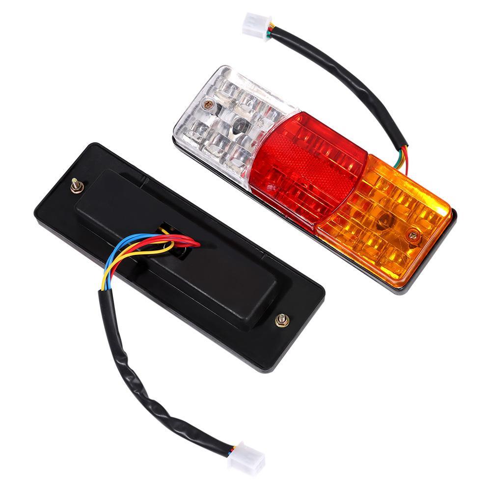 ไฟท้ายรถสามล้อไฟฟ้า 12V/48V/60V สำหรับใช้งานตอนกลางคืน มีระบบเตือนและความสว่างในมุมต่าง ๆ เพื่อความปลอดภัย - รูปที่ 7