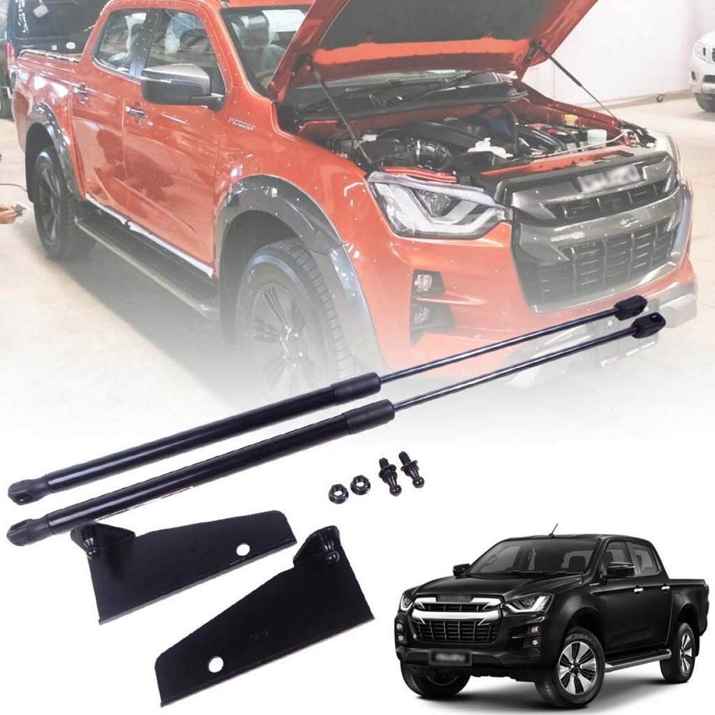 โช๊คหน้า ISUZU D-MAX  ปี 2019 - 2020 สีดำ 1ชุด