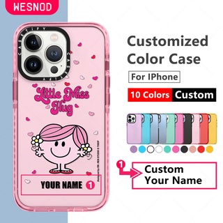 [Customized Name] เคสโทรศัพท์มือถือแบบนิ่ม Tpu ใส กันกระแทก ลาย Little Miss Hug น่ารัก แฟชั่น สําหรับ Iphone 12 Mini 13 Pro Max X Xs Xr 7 8 Plus 11 Caseยี่ห้อtifyใสขอบเรียบโทรศัพท์มือถือฝาปิด