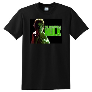 [S-5XL]เสื้อยืดแฟชั่น พิมพ์ลายโปสเตอร์ The Incredible Hulk Lou Ferrigno