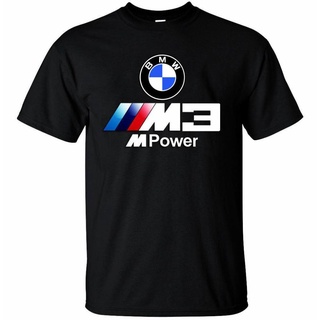 ใหม่ BMW E36 E46 M3 M Power BMW E90 92 93 M3 โลโก้ผู้ชายเสื้อยืดผ้าฝ้าย 100% กีฬาผู้ชายเสื้อยืดแฟชั่น YY0009