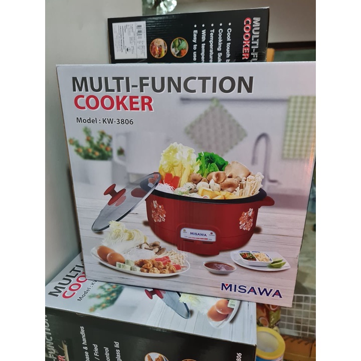 Multi-Function Cooker หม้อสุกี้อเนกประสงค์ รุ่น KW-3806