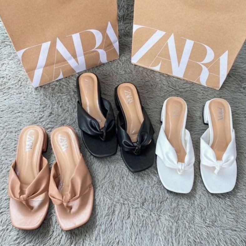 รองเท้าส้นสูง 3cm รองเท้าแตะ zara ล่าสุด JP3