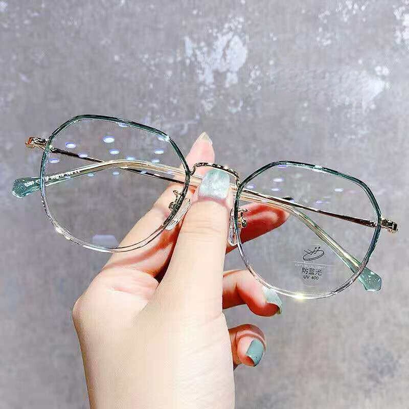 (S2/C12)fashion computer glasses แว่นตาป้องกันแสงสีฟ้าจากจอคอมพิวเตอร์หรือจอมือถือ**ไม่มีค่าสายตา**