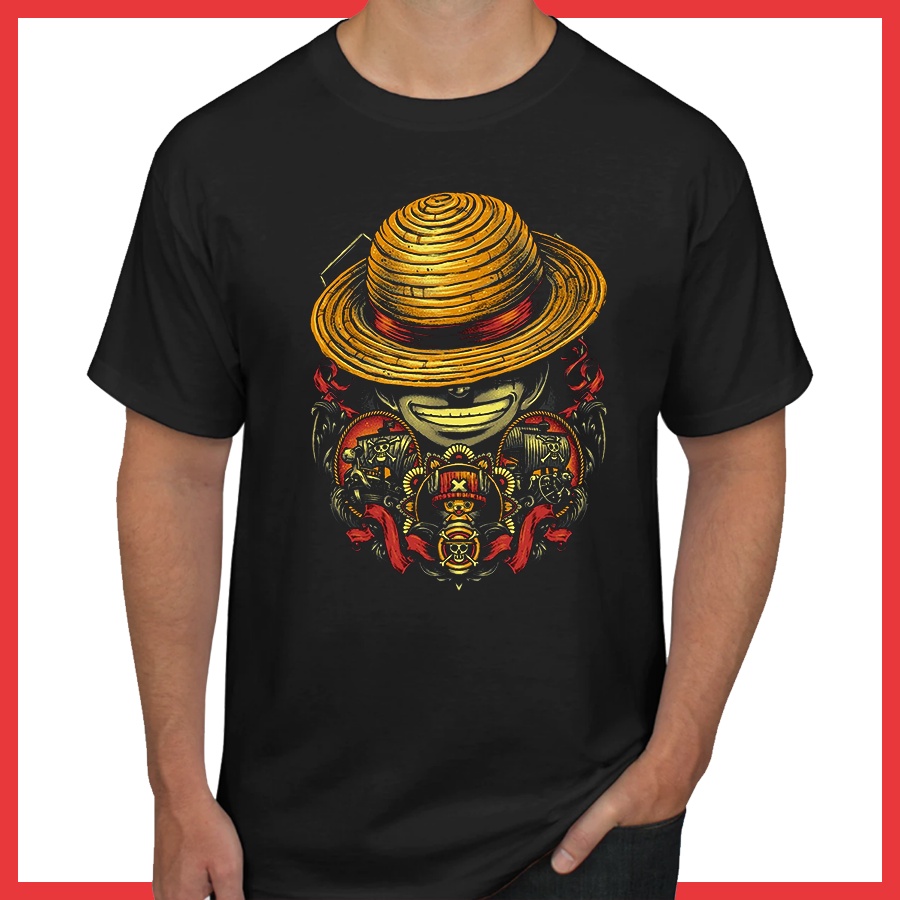ONE PIECE LUFFY TSHIRT BAJU / UNISEX TEE ผ้าฝ้าย 100%