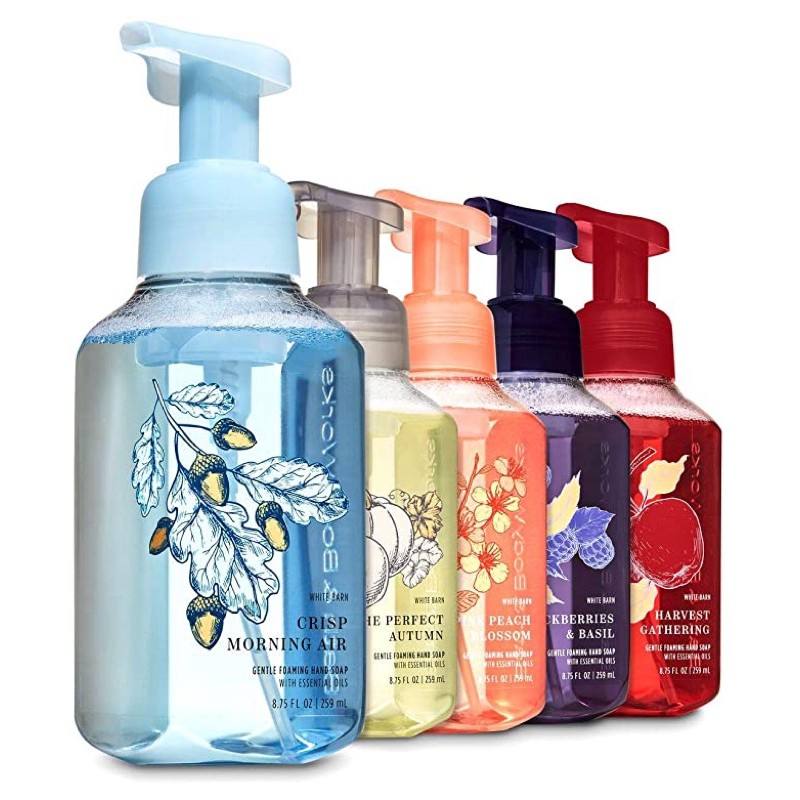Set2/4 สบู่โฟมล้างมือ Bath&Body Works foaming hand soap 259 ml.