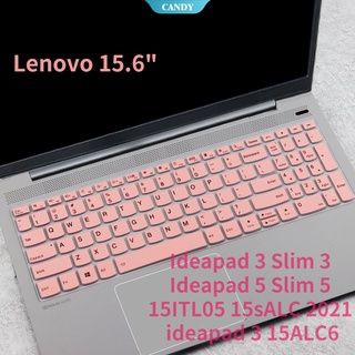 เคสแป้นพิมพ์แล็ปท็อป สําหรับ Lenovo ideapad 3 Slim 3 ideapad 5 Slim 5 15ITL05 15sALC 2021 ideapad 3 15ALC6 15.6 นิ้ว [CAN]