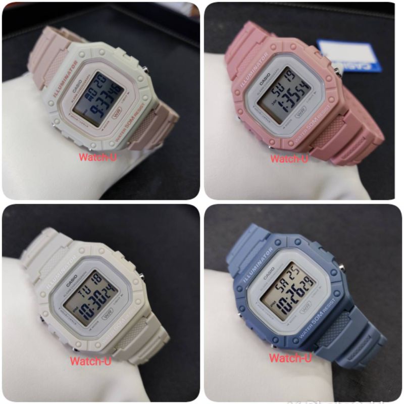 นาฬิกา CASIO รุ่น W-218HC-2A / W-218HC-4A / W-218HC-4A2 / W-218HC-8A