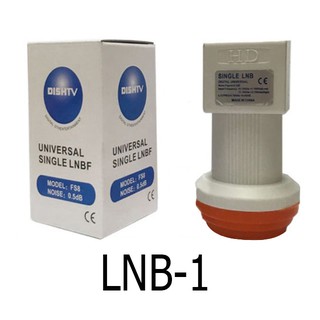 lnb universal true-1 ไทยคม8 หัวรับสัญญาณดาวเทียม (รุ่นใหม่ ใช้ได้ทุกยี่ห้อ)ขั้วต่อสัญญาณ ตัวต่อสัญญาณจานดาวเทียม