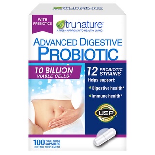 🔥🔥Exp.09/2024 Trunature Advanced Digestive Probiotic 100 Capsules