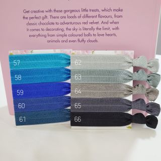 Hairties สีพื้น no.57-66 ยางมัดผมนำเข้าจาก USA