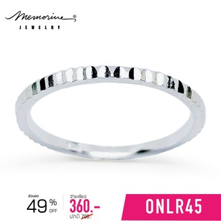 Memorine Jewelry แหวนเงินแท้ 925 : ONLR45