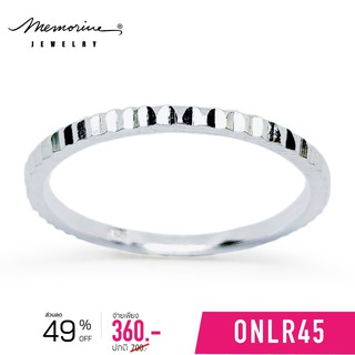 Memorine Jewelry แหวนเงินแท้ 925 : ONLR45