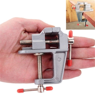 New 3.5inch Aluminum Mini Small Jewelers Hobby Clamp On Table Bench Vise Tool