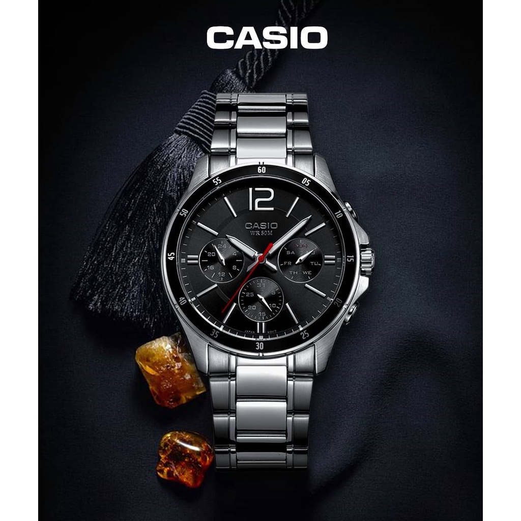นาฬิกา Casio แท้ รุ่น MTP-1374D-1A , MTP-1374D-2A , MTP-1374D-5A , MTP-1374D-7A และ  MTP-1374L-1A นาฬิกาข้้อมือผู้ชาย-ของแท้ 100% ประกันสินค้า 1 ปี