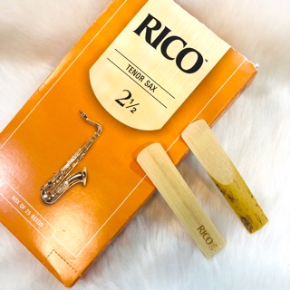 RICO Tenor SAX REEDS เบอร์ 2 , 2.5 ลิ้นแซกโซโฟนเทเนอร์ [1ชิ้น]