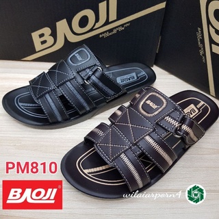 Baoji PM810 รองเท้าแตะสวม (39-44) สีดำ / สีน้ำตาล