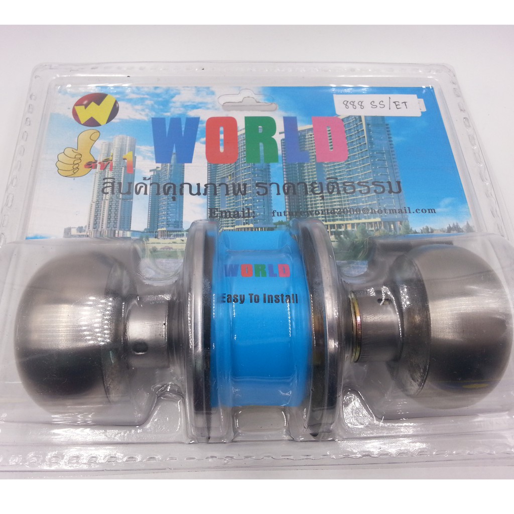 ลูกบิด สแตนเลส รุ่น 888 ss คละลาย