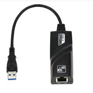 ราคาUSB 3.0 To RJ45 Gigabit Lan 10/100/1000 Ethernet Adapter แปลง USB3.0 เป็นสายแลน ไดรเวอร์ในตัว