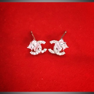 Mini C earrings silver 925