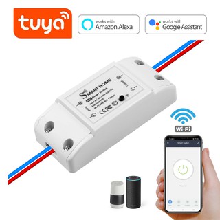 Tuya Basic Tuya WiFi Tuya Smart Breaker สวิตช์เปิดปิดผ่านมือถือ ใช้กับแอพ Smart Life รองรับ Alexa/Google Home/Siri