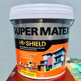 สีน้ำเช็ดล้างได้ 9 ลิตร สีน้ำอะครีลิคชนิดกึ่งเงา TOA Supermatex ขนาด 9 ลิตร ***ของใหม่เพิ่งเข้าสต็อกเลยนะคะ****