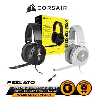 CORSAIR HEADSET GAMING HS55 SURROUND WIRED (Headphones)