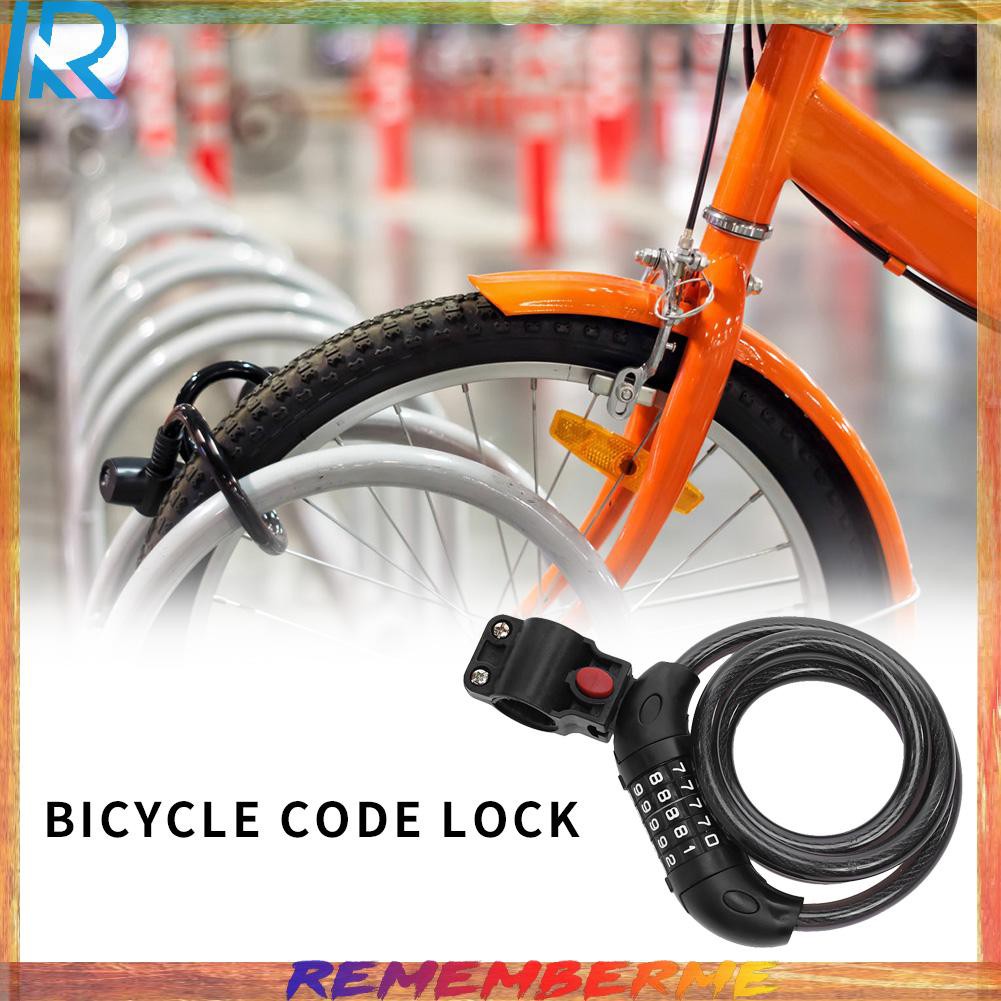 Ready Stock Antitheft Bike 5 Digit Combination Lock Security Steel
