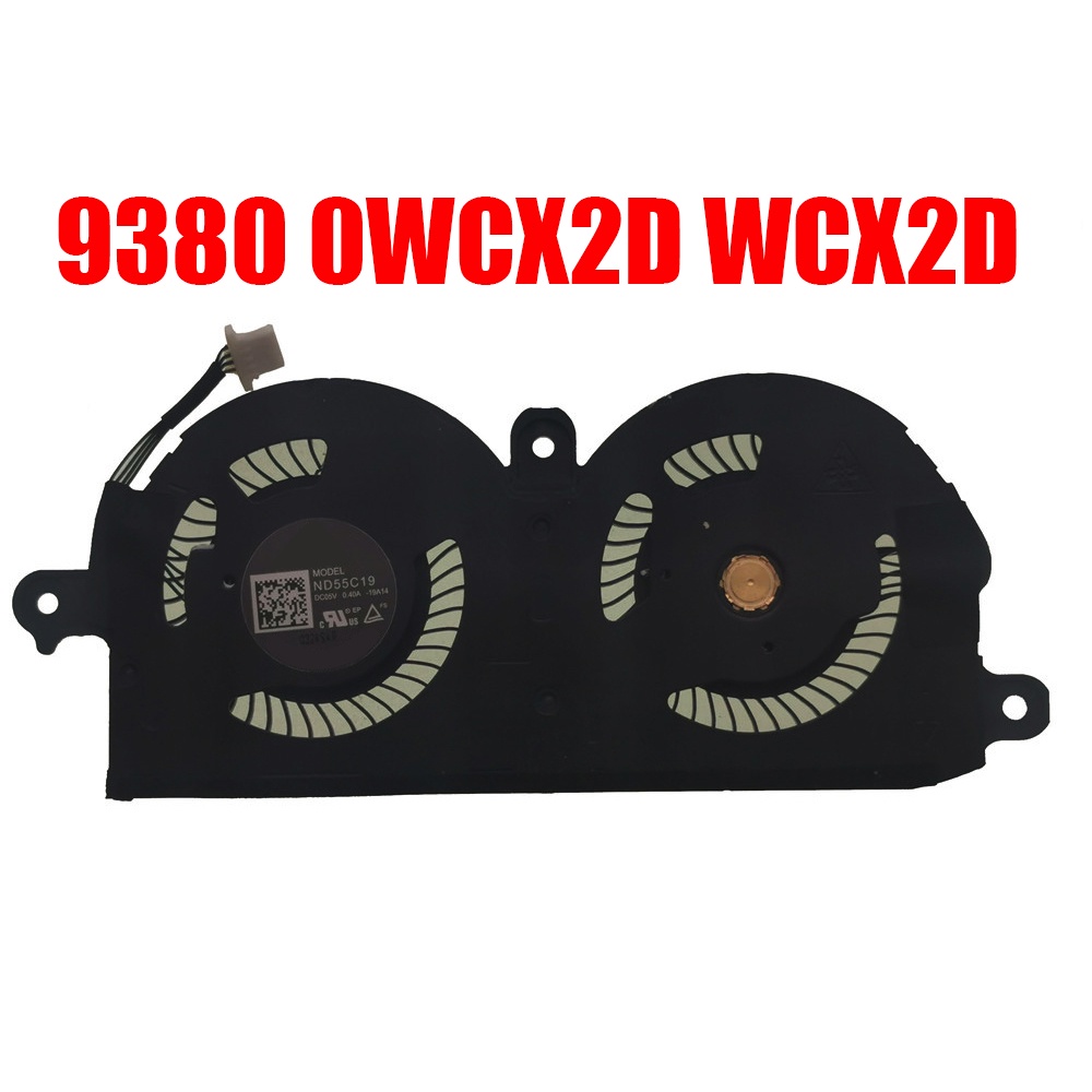 Laptop CPU Cooling Fan For DELL For XPS 13 9380 0WCX2D WCX2D ND55C19-19A14 EG50040S1-CP91-S9A DC5V 0