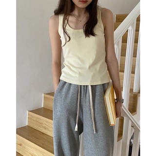cpjgirlxx | Ponyo U Tanktop - 4col [7.7] เสื้อกล้ามคอยู ผ้ายืด