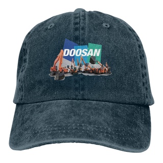 Hnbn ขายดี หมวกผ้ายีน ลายโลโก้ Doosan ปรับได้ เข้ากับทุกการแต่งกาย สําหรับปาร์ตี้ฮาโลวีน