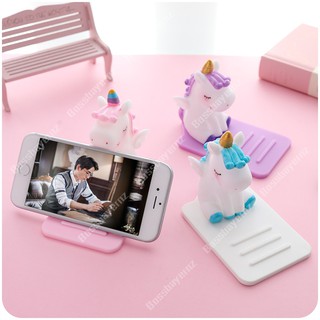 🔥พร้อมส่ง🔥ขาตั้งโทรศัพท์ทรงยูนิคอร์น วัสดุพรีเมี่ยมซิลิโคน Phone Holder Unicorn