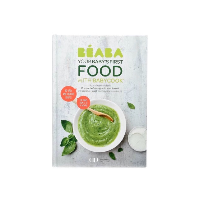 Beaba หนังสือสุตรทำอาหาร Your Baby's First Food Recipe Cook Book