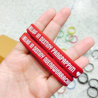 Wristband แบบธรรมดาลงสี