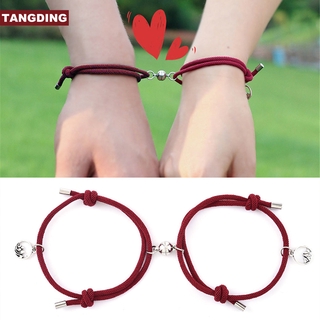 【COD Tangding】สร้อยข้อมือแม่เหล็ก 6 สีเครื่องประดับแฟชั่น