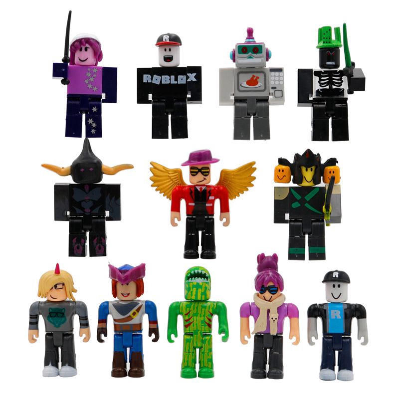 ของเล นฟ กเกอร Roblox Game 12 ช น ช ด Shopee Thailand - ฟกเกอร 12 รปแบบ roblox figma oyuncak robot