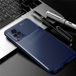 เคส VIVO V21 5G Silicone Carbon fiber Shockproof Phone Case Back Cover VIVO V20 2021 Y12s Y20 Y20s G กรณี ฝาครอบ