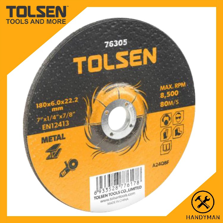 Tolsen 5 ชิ้น Depress cCentre บดล้อประเภท 27 76301 76302 76303 76305
