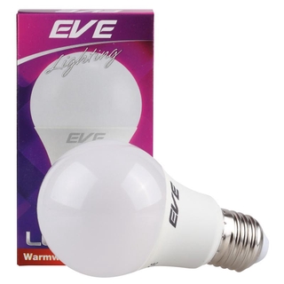 💥โปรสุดพิเศษ!!!💥 อีฟ หลอดไฟ แอลอีดี รุ่น A60 แสงวอร์มไวท์ ขนาด 9 วัตต์ EVE LED Light Bulb A60 Model Warm White Color 9W