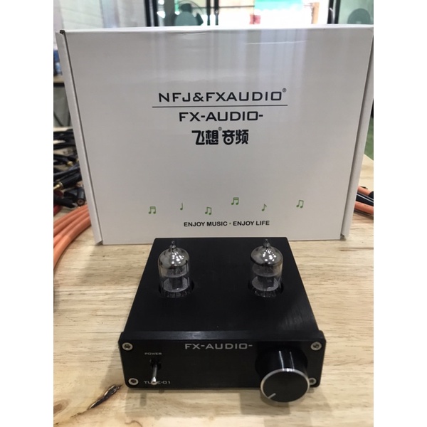 แอมป์หลอด fx-audio tube-01 อัพหลอดแล้ว6j1p-ev