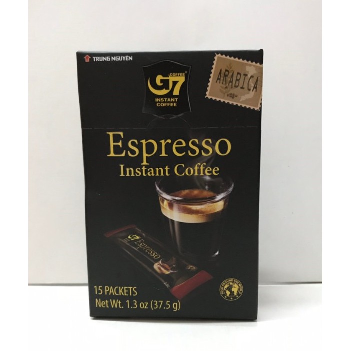 กาแฟดำ G7 ESPRESSO เข้มข้น กลมกล่อม exp 7/2026