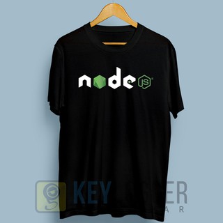 เสื้อยืด พิมพ์ลายโปรแกรมเมอร์ Node Js IT 02 69