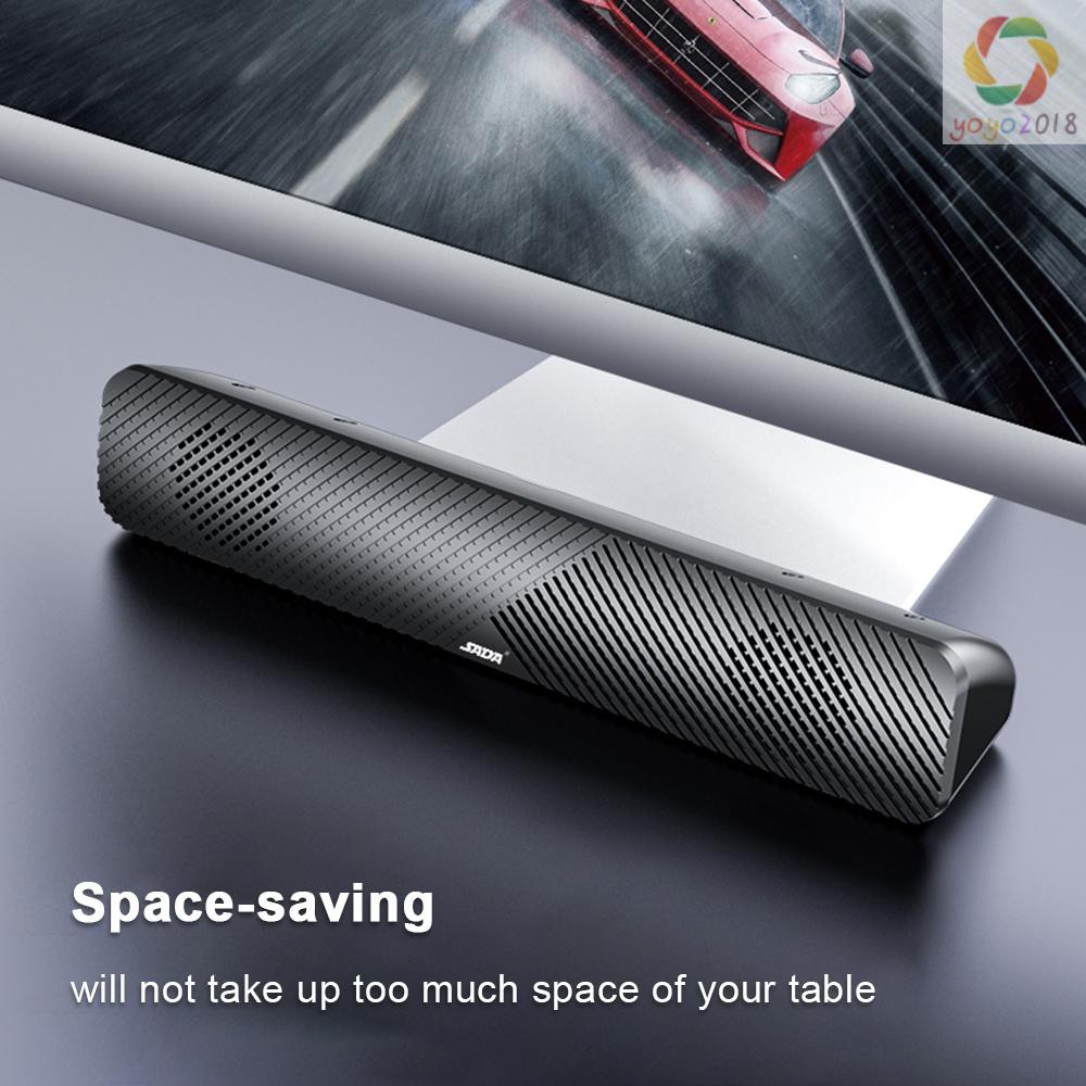 SADA V-108 Speaker Bar Computer Speakers Stereo HiFi Sound Wired ...