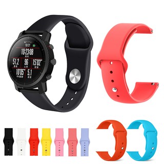 สายคล้องคอซิลิโคนอ่อนสำหรับ Huami Amazfit Stratos 2 Pace Sports Watch strap