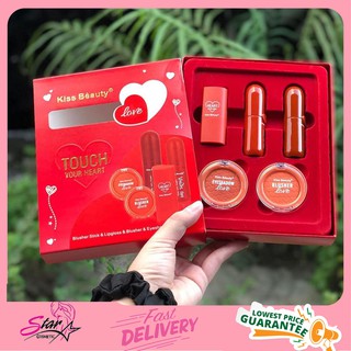 Kiss Beauty ได้ 5 ชิ้นสุดคุ้ม สีสวย มาก น่ารักTOUCH YOUR HEART  แบรนด์แท้