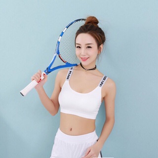 ชุดชั้นใน sport bra บรา สปอร์ตบรา ชุดชั้นในเซ็กซี่ สีขาว สีดำ