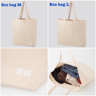 Uniqlo กระเป๋าผ้า  ECO BAG Size M - L