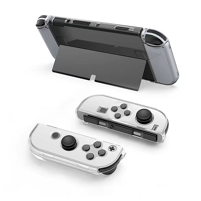 มาใหม่!! เคสใส และเคสใสกากเพชร Nintendo Switch OLED ขาตั้งได้และใส่ dock ได้