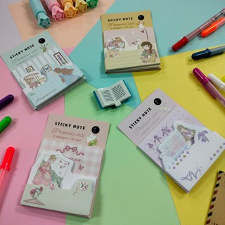 Sticky Note สติ๊กโน๊ต 3designs*20pcs. (60แผ่น/ชุด) จำนวน 1 ชิ้น